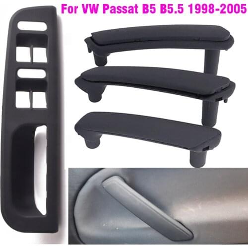 Front Rear Left Right Grab Handle For VW Passat B5 1998-2005 B5.5 Black Pull Grab Handles With Trim Cover