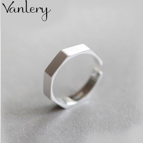 Romantic Charming Open Hexagon Ring for Women Vintage Boho Party Rings Gothic Punk Jewelry Gifts for Girls