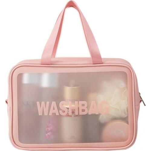 Waterproof 3 Sizes Waterproof Stain Resistant Makeup Cosmetic Bag for Bathroom