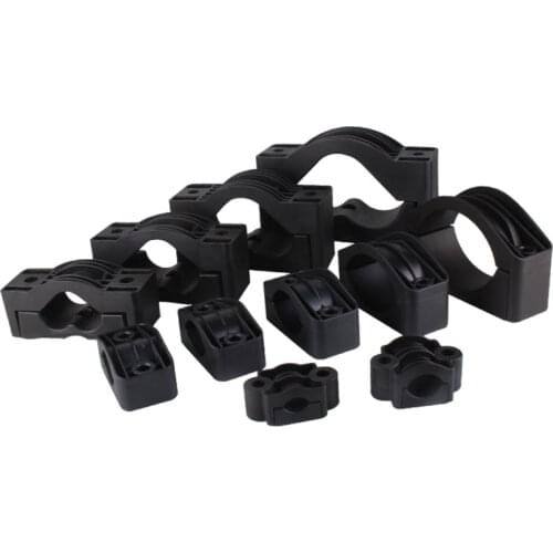 High voltage cable clamp three core cable clamp nylon flame retardant branch clamp hoop cable clamp tubing clamps