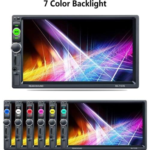 WIMAFUN Hot Sell Factory Price 7 Inch Touch Screen Dual DIN Music Player Car Radio MP5 Player Bluetooth Hands Free