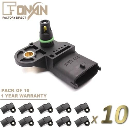 X10 Wholesale Intake Manifold Absolute Pressure Sensor MAP For Chery Qq Wuling Tiggo 0261230217 F01R00E005