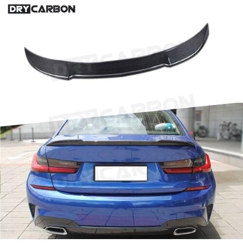Carbon Fiber Rear Spoiler Boot Trunk Bumper Wings For BMW 3 Series G20 320i 330i Spoiler 2019-2020 Car Styling