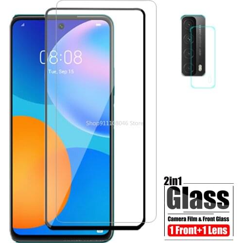 Protective Glass For Huawei P Smart 2021 Glass Camera Protectors For Huawei P Smart 2021 Front Screen And Lens Protection Film