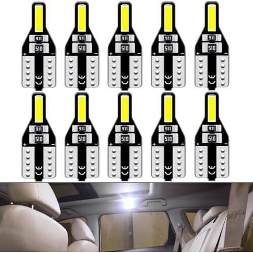 10x W5W T10 LED Lamp Bulb Car Interior Lights for Great Wall Hover CUV H6 H2 H7 H9 M4 Safe M2 Cool Bear Haval H5 F7 Chery Tiggo3
