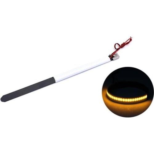 2X Universal Super Bright LED Fork Turn Signal Light Strip Motorcycle For Motorcycle Fork Or ATV UTV Rollbar Turn Signal