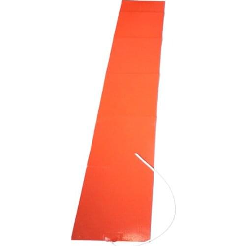 240v 2500w 8in*80in (203.2*2032*1.5mm) Silicone Rubber Heater Band for tank 1000mm lead wire come out from middle of 203.2mmside