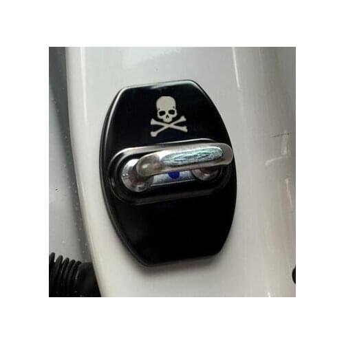 GR-DL05 4PCS Door Lock Protection Stainless Steel Cover case for toyota corolla camry avensis rav4 yaris auris prado Car Styling