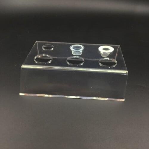 6 Holes Tattoo Tool Holder Stand For Microblading Pigment Ink Cup Machine Permanent Makeup Tattoo Accessorries