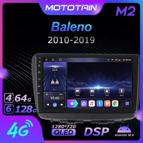 6G+128G Android 10.0 Car Radio GPS for SUZUKI Baleno 2010 - 2019 GPS Navi Seteo System with 4G LTE DSP SPDIF BT 5.0 1280*720