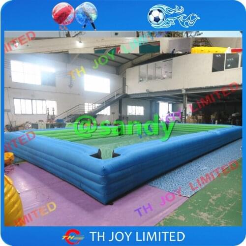 Free air ship to door,10*5*0.5mH inflatable football foot sport field,snook ball table,billiard snooker pool table soccer