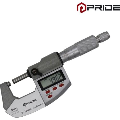 Digital Outside Micrometer IP65 water proof 0-25mm 0.00005" Electronic Outside Micrometer