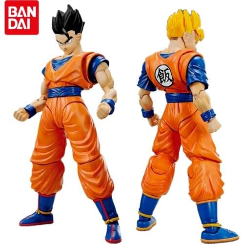 BANDAI Original Dragon Ball Z Son Gohan Anime Figure Figure-rise Super Saiyan Youth Anime Action Figures Toys Collectible Toys