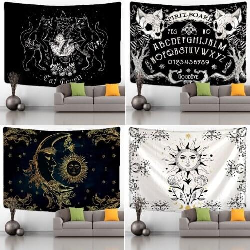 Tapestry aesthetic witchcraft tapestry wall bohemian decor witch tapestry witchcraft supplies farmhouse decor tarot tapestry