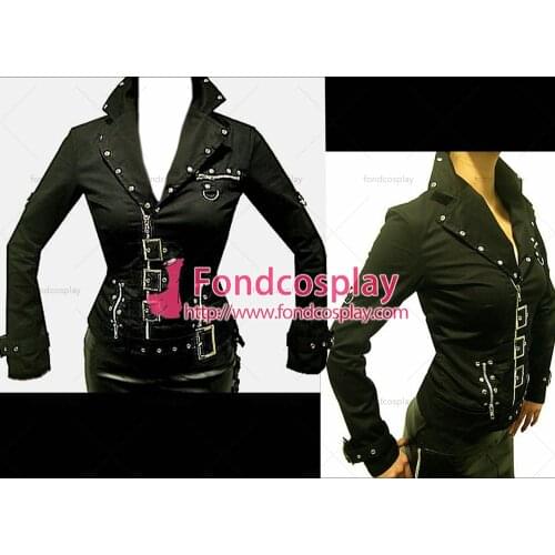 Gothic Lolita Punk Fashion Jacket Black Small Suits Coat Outfit Cosplay Costume Tailor-Made[CK133]