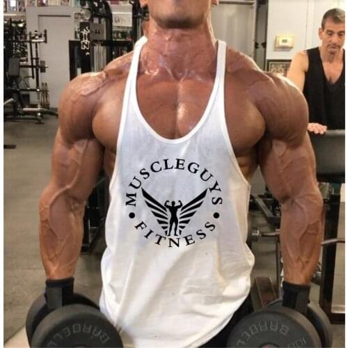 Workout Clothing Fitness Top Men Gym Tank Top Mens Bodybuilding Brand Vest Muscle Sleeveless Singlets Fashion Sports Shirt