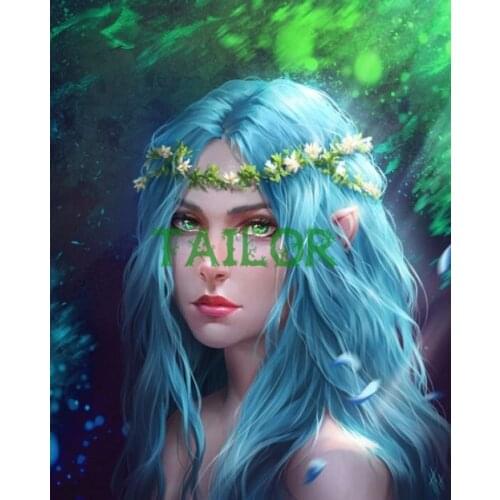 Full square Home Decor Gift kit set haft diamentowy Cuadros 5D diamond painting Cross stitch Cartoons princess Mosaic art woman