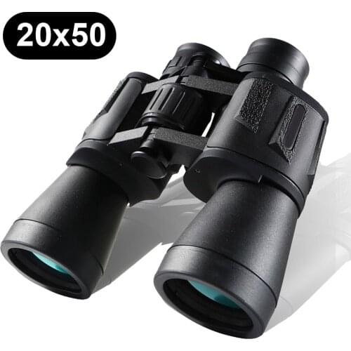 20X50 Tactical Professional Binoculars for Adults HD Waterproof Binoculars Telescope for Bird Watching Travel Hunting BAK4 Prism