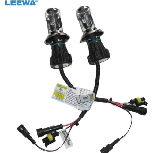 LEEWA 2pcs 35W HID Bi-Xenon H4/9003 Hi/Lo Beam HID Replacement Bulbs 4300K, 6000K, 8000K, 10000K,12000K #CA1864