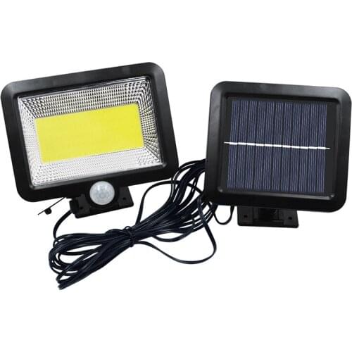 Solar 100LED Split COB Sensor Wall Light Corridor Garden Light Hanging Small Street Light