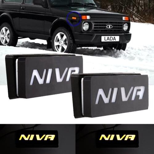 Waterproof Car External Lights Auto LED Side Marker Turn Signal Light Indicator For Lada Niva 4x4 1995