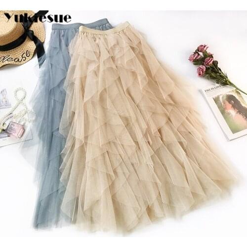 Женские пышные юбки YUKIESUE China At AliExpress