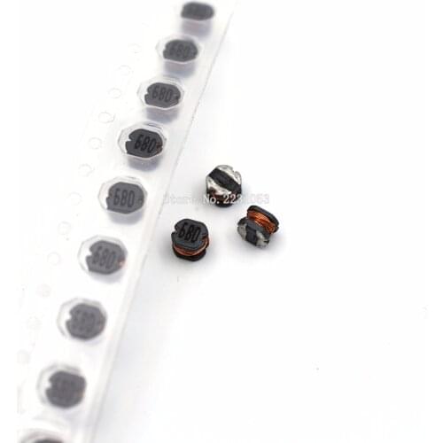 10PCS/LOT CD43 68uH 68UH 680 SMD Power Inductor 4.5*4.0*3.2mm SMD Inductance