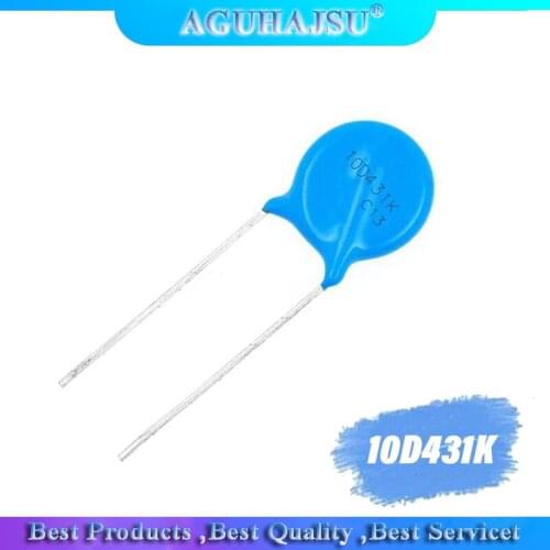 10pcs varistor 10D431K 430V piezoresistor 10D431
