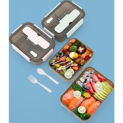 1100/1500ml Transparent Lunch Box for Kids Food Container Storage Insulated Lunch Container Bento Japanese Snack Breakfast Boxes
