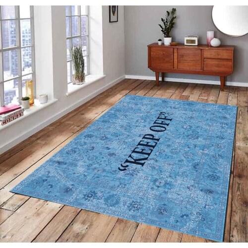 KEEP OFF 7 Classic Patterned Carpet , Fan Carpet Non Slip Floor Carpet,Teens Carpet,Area Rug
