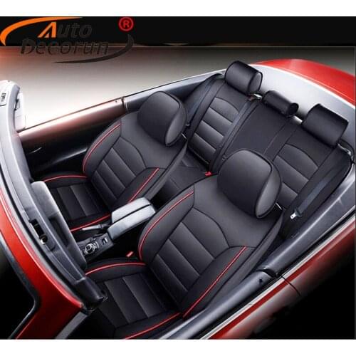 AutoDecorun Custom Fit Genuine Leather Cover Seat Car for Suzuki IGNIS Seat Covers for Car Seats Protector Accessories 2017-2018