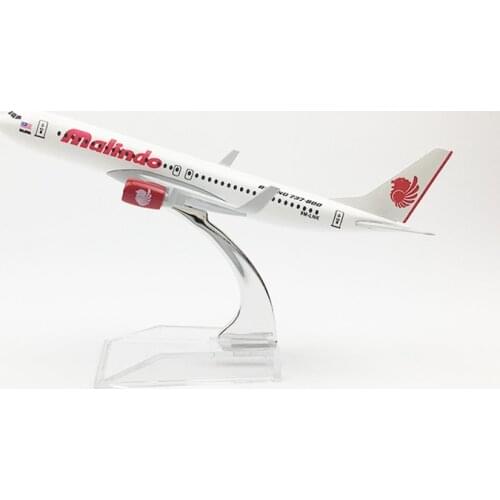 Free shipping malindo Airlines aeroplane model Boeing 737 airplane 16CM Metal alloy diecast 1:400 airplane model toy for childre