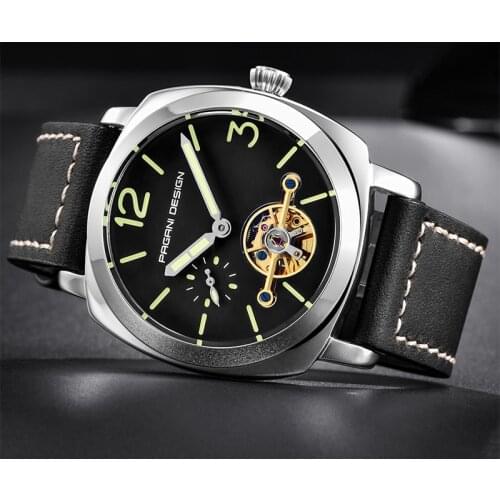 PAGANI DESIGN Self-Winding Mechanical Watch High-End Tourbillon Mechanical Watch Luminous Waterproof Fashion Casual Hollow Male