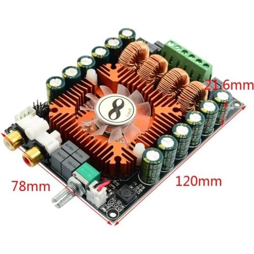 587D TDA7498E High Power Digital Power Amplifier Board 2.0 Stereo 160Wx2 for Home Sound Systems Support BTL220W