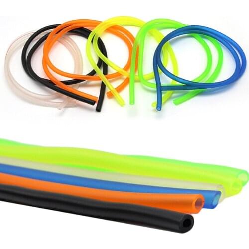 1m Motorcycle Gas Fuel Hose Line Petrol Pipe Fuel Gas Oil Hose Tube Resistant Rubber For Motorbike Dirt Pit Mini Motor Bike ATV