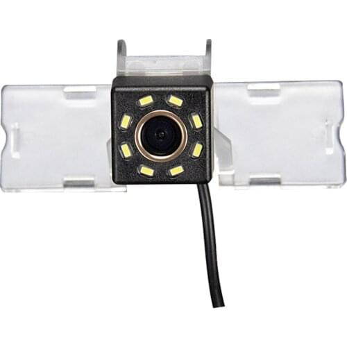 Misayaee Car Rear View Reverse Parking Camera Golden 8 Led for SUZUKI SWIFT 2012 2013 Night Vision Waterproof