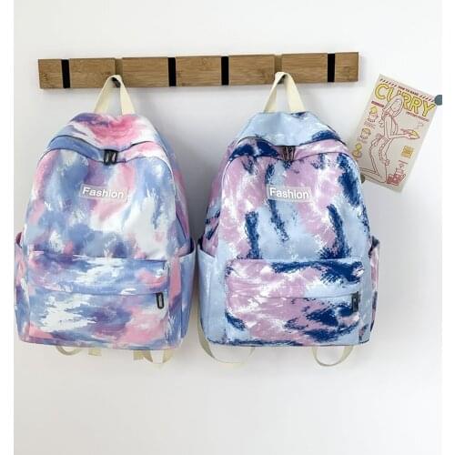 Colorful Kids Big Capacity Backpack Daily Zip Rucksack Shoulder School Bagpacks Ladies Small Backpack Travel Bag