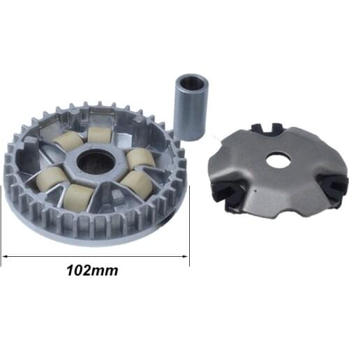 Motorcycle Clutch Variator Drive Face Pulley Roller Assembly for Honda WH100 GCC100 SCR100 Engine Spare Parts