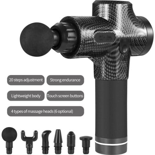 Deep Tissue Fascia Gun Muscle Massage Gun Cordless Rechargeable Stimulator EMS Massager Body Relax Slimming Shaping Booster