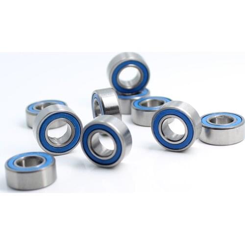 MR105RS Bearing ABEC-3 (10PCS) 5*10*4 mm Miniature MR105-2RS Ball Bearings RS MR105 2RS With Blue Sealed L-1050DDU