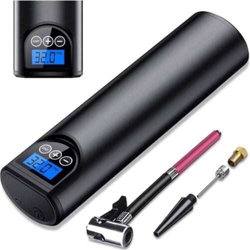 12V 150PSI Portable Car Air Compressor Mini Inflatable Electric Pump for Car Bicycle Rechargeable Pump With LED Emergency Light