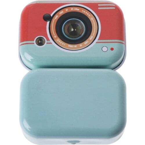 Empty Tinplate Metal Trinket Candy Jewelry Coin Container Storage Box Case