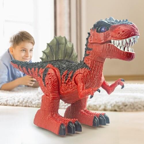RC Dinosaurs Kids Toys Remote Control Toys Electric Rc Robot Sound Light Toy Excavation Jurassic Animals Educational Toy Boy