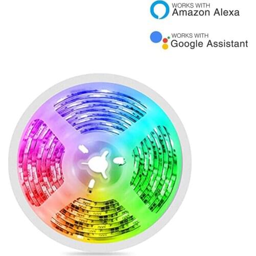 Gosund 2.8M 5050 RGB LED Strip Light Smart WiFi LED Strip TV Backlight For 40-60 Inch TV Screen Works With Alexa Google Home New