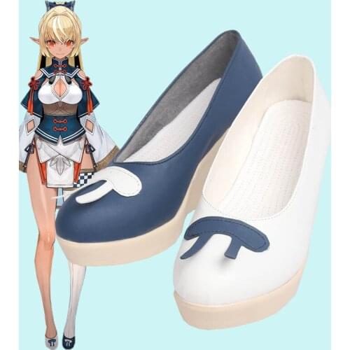 Vtuber Shiranui Flare Cosplay Shoes Boots Halloween Carnival Cosplay Costume Accessories Props