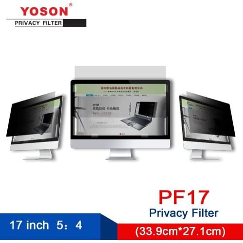 YOSON 17 inch Standardscreen 5:4 computer screen Privacy Filter/anti peep film / anti reflection film