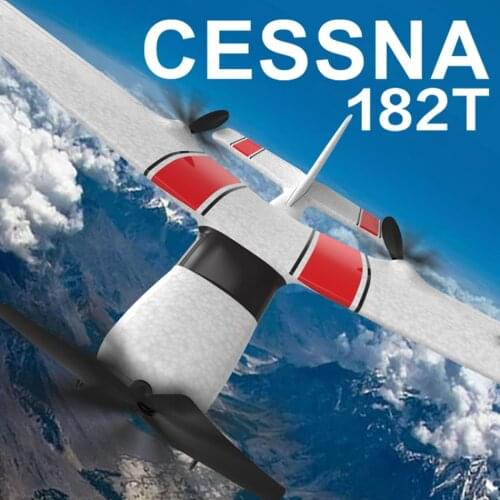 Z53 Remote Control Glider Airplane 182 DIY RC Plane 2.4GHz 2CH EPP Craft Electric RC Glider Airplane Outdoor Aircraft For Kids