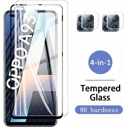 HD Protective Glass For OPPO A93 CPH2121 6.43" Tempered Glass On For OPPO A93 a 93 93a Screen Protector Camera Len Film