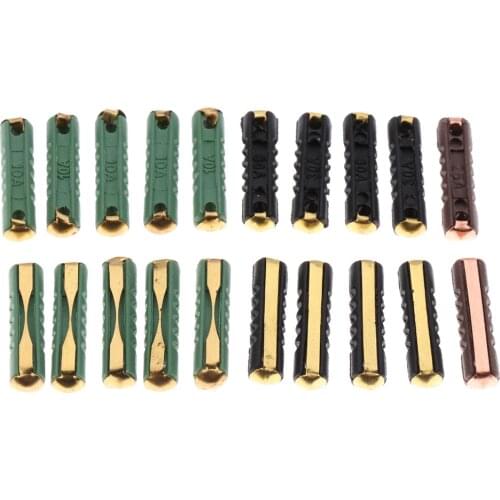 20 Pieces European Ceramic Cylindrical Tube Fuse 8A+16A+25A 23mmx5mm Kits