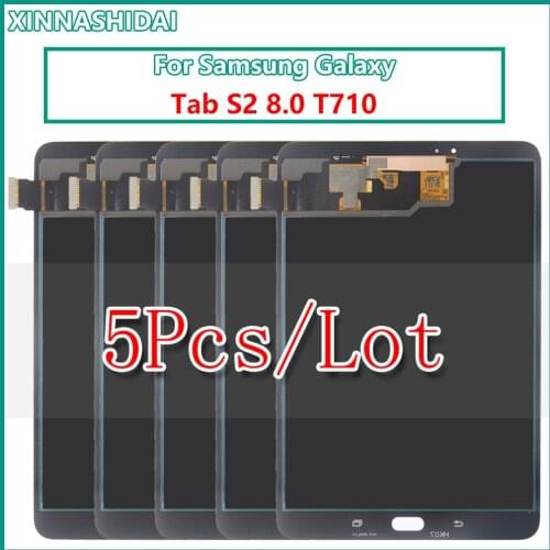 5Pcs For Samsung GALAXY Tab S2 8.0 SM-T715 T713 T719 T710 LCD Display Touch Screen Digitizer Assembly Replacement